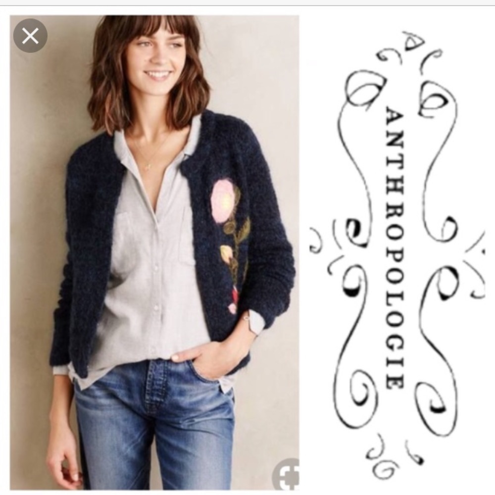Vertical Gardens Cardigan- Moth Anthropologie.
